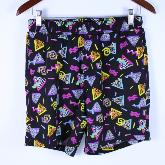 Fashion Nova Other - Nova Men 90s Retro Print Swim Shorts – Size Small